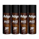 Adigo Buzz Casual Deodorant 165ml(Pack Of 4)