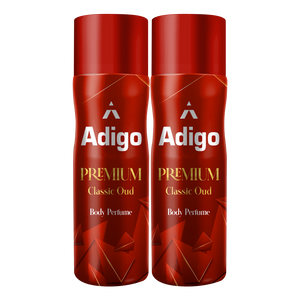 Adigo Premium Classic Oud Body Perfume 165 ml(Pack Of 2)