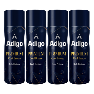 Adigo Premium Cool Breeze Body Perfume 165 ml(Pack Of 4)