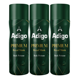 Adigo Premium Royal Musk Body Perfume 165 ml(Pack Of 3)