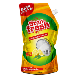 Stanfresh Anti-Germ Dishwash Gel - Lemon Neem 850ml - Stanvac Prime